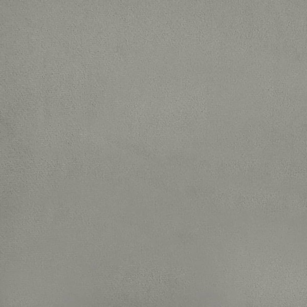 Cabecero de terciopelo gris claro 90x5x78/88 cm Cabecero de terciopelo gris claro 90x5x78/88 cm