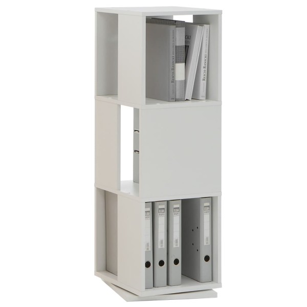 FMD Armario archivador giratorio abierto blanco 34x34x108 cm FMD Armario archivador giratorio abierto blanco 34x34x108 cm