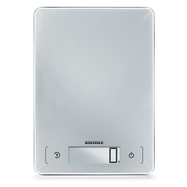 Soehnle Báscula de cocina digital Page Aqua Proof plateado 10 kg Soehnle Báscula de cocina digital Page Aqua Proof plateado 10 kg