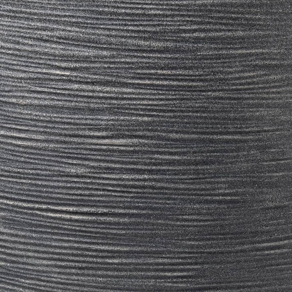 Capi Macetero bajo elegante Waste Rib gris 46x58 cm Capi Macetero bajo elegante Waste Rib gris 46x58 cm