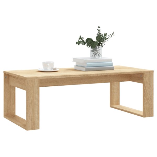 Mesa de centro madera de ingeniería roble Sonoma 102x50x35 cm Mesa de centro madera de ingeniería roble Sonoma 102x50x35 cm