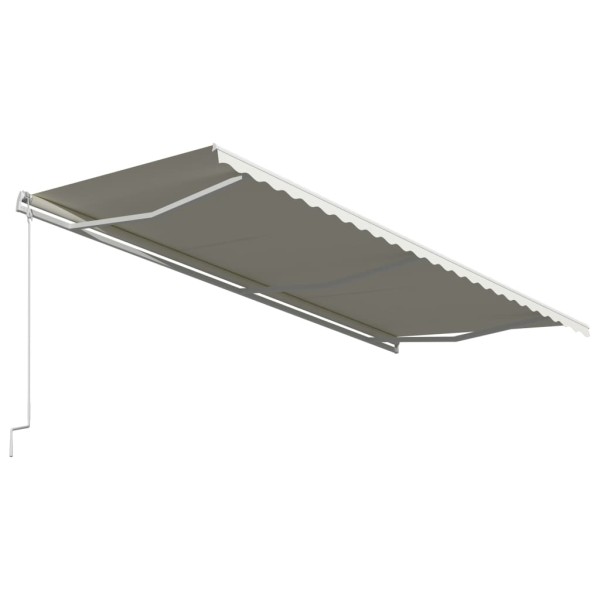 Toldo retráctil automático color crema 600x300 cm Toldo retráctil automático color crema 600x300 cm