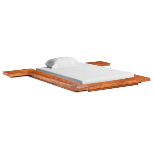 Estructura para futón japonés madera maciza de acacia 120x200 cm Estructura para futón japonés madera maciza de acacia 120x200 cm