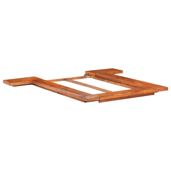 Estructura para futón japonés madera maciza de acacia 120x200 cm Estructura para futón japonés madera maciza de acacia 120x200 cm