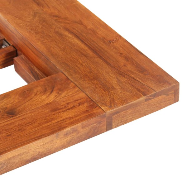 Estructura para futón japonés madera maciza de acacia 120x200 cm Estructura para futón japonés madera maciza de acacia 120x200 cm