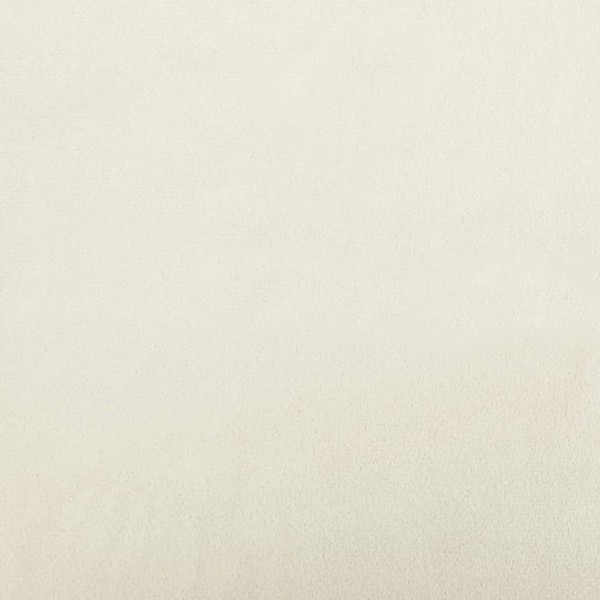 Banco de terciopelo color crema 110x76x80 cm Banco de terciopelo color crema 110x76x80 cm