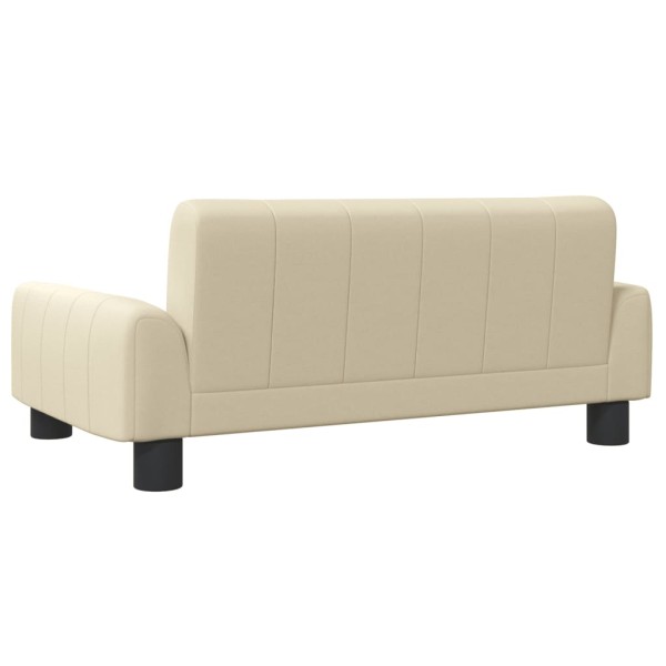 Cama para perros de tela crema 70x45x30 cm Cama para perros de tela crema 70x45x30 cm