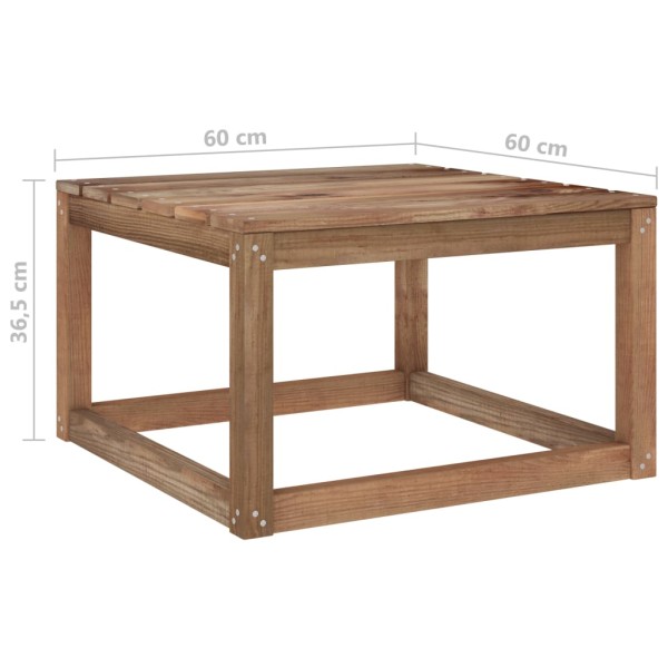 Juego de muebles de jardín 5 piezas con cojines rojo tinto