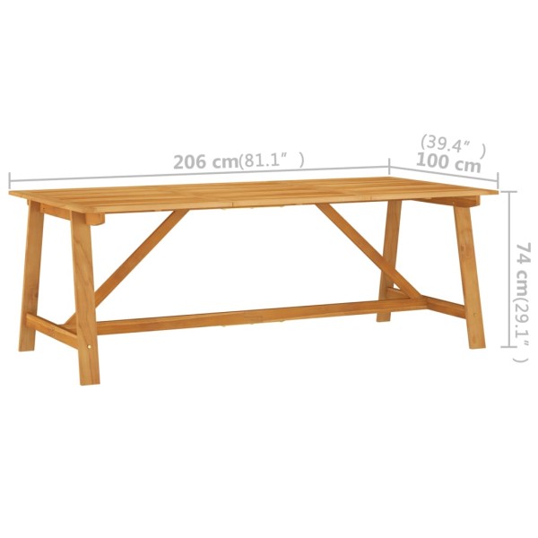 Juego de comedor de jardín 9 piezas gris claro Juego de comedor de jardín 9 piezas gris claro
