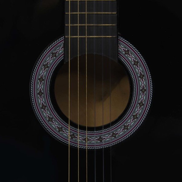 Guitarra clásica para principiantes con funda negro 3/4 36" Guitarra clásica para principiantes con funda negro 3/4 36"
