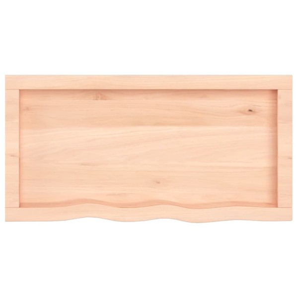 Tablero de mesa madera maciza roble sin tratar 80x40x(2-4) cm Tablero de mesa madera maciza roble sin tratar 80x40x(2-4) cm
