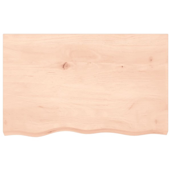Tablero de mesa madera maciza de roble sin tratar 80x50x2 cm Tablero de mesa madera maciza de roble sin tratar 80x50x2 cm