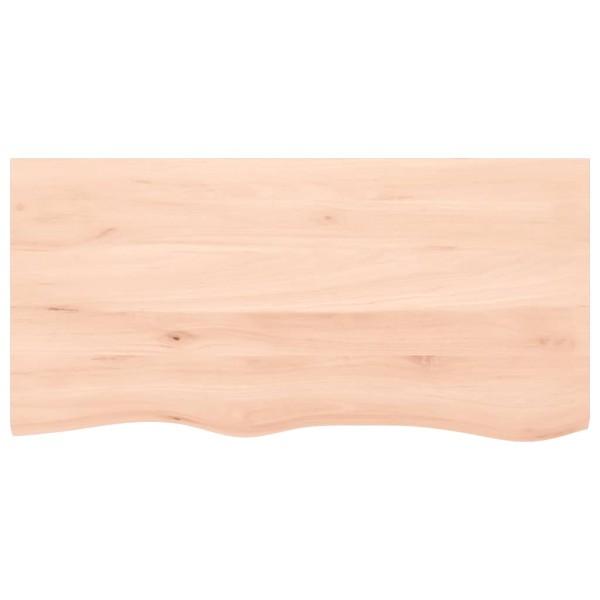 Tablero de mesa madera maciza de roble sin tratar 100x50x2 cm Tablero de mesa madera maciza de roble sin tratar 100x50x2 cm