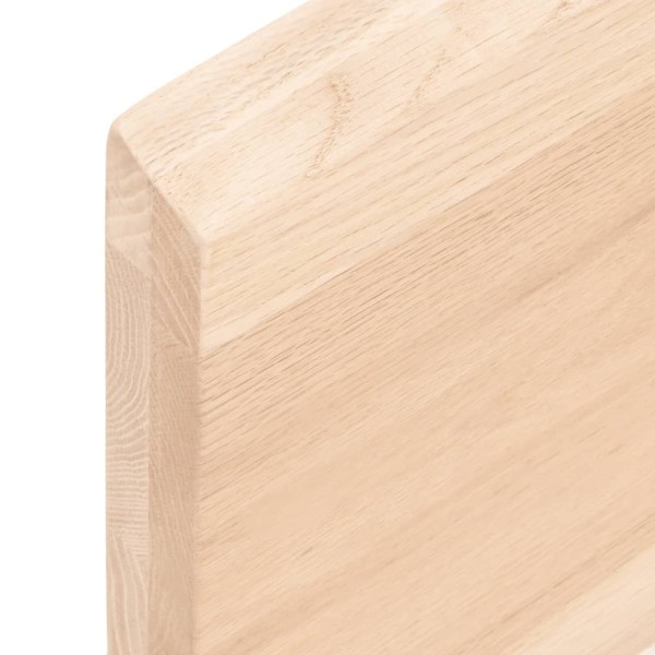 Tablero de mesa madera maciza roble sin tratar 140x40x(2-4) cm Tablero de mesa madera maciza roble sin tratar 140x40x(2-4) cm