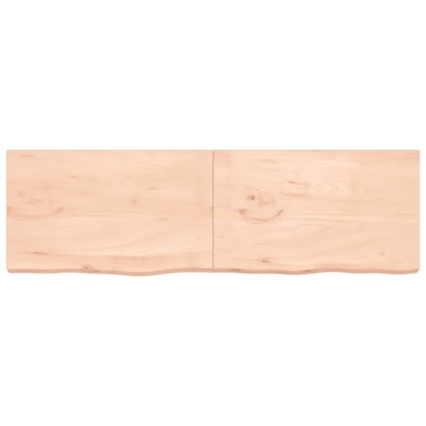Tablero de mesa madera maciza roble sin tratar 200x60x(2-6) cm Tablero de mesa madera maciza roble sin tratar 200x60x(2-6) cm