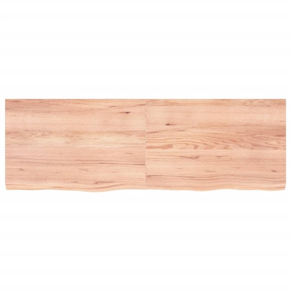 Tablero mesa madera roble tratada marrón claro 180x60x(2-6) cm Tablero mesa madera roble tratada marrón claro 180x60x(2-6) cm