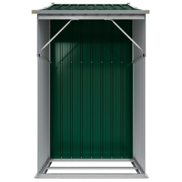Cobertizo de jardín acero galvanizado verde 277x93x179 cm Cobertizo de jardín acero galvanizado verde 277x93x179 cm