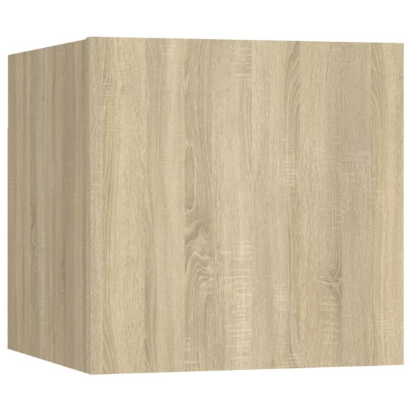 Set de muebles salón TV 8 pzas madera ingeniería roble Sonoma Set de muebles salón TV 8 pzas madera ingeniería roble Sonoma