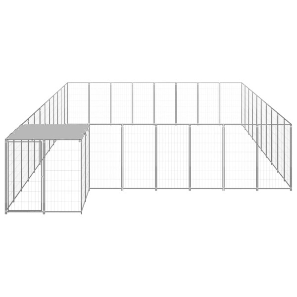 Perrera plateada 25,41 m² acero Perrera plateada 25,41 m² acero