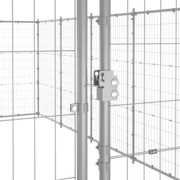 Perrera de exterior de acero galvanizado 50,82 m² Perrera de exterior de acero galvanizado 50,82 m²