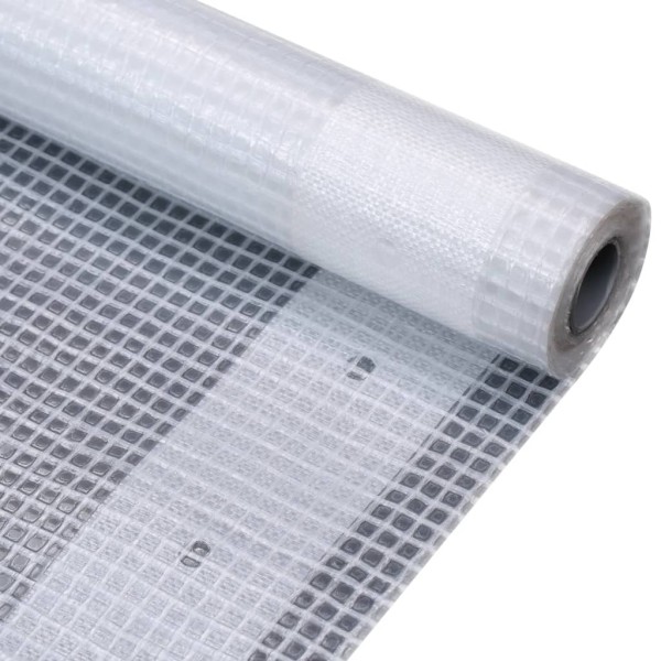 Lonas de leno 2 unidades 260 g/m² 4x20 m blanca Lonas de leno 2 unidades 260 g/m² 4x20 m blanca