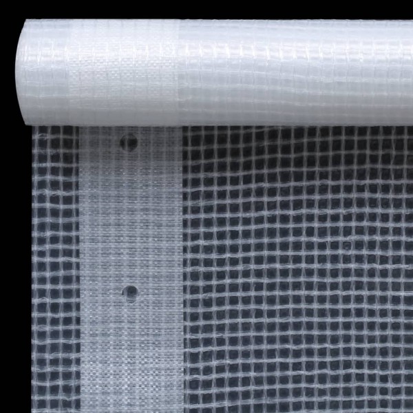 Lonas de leno 2 unidades 260 g/m² 4x20 m blanca Lonas de leno 2 unidades 260 g/m² 4x20 m blanca