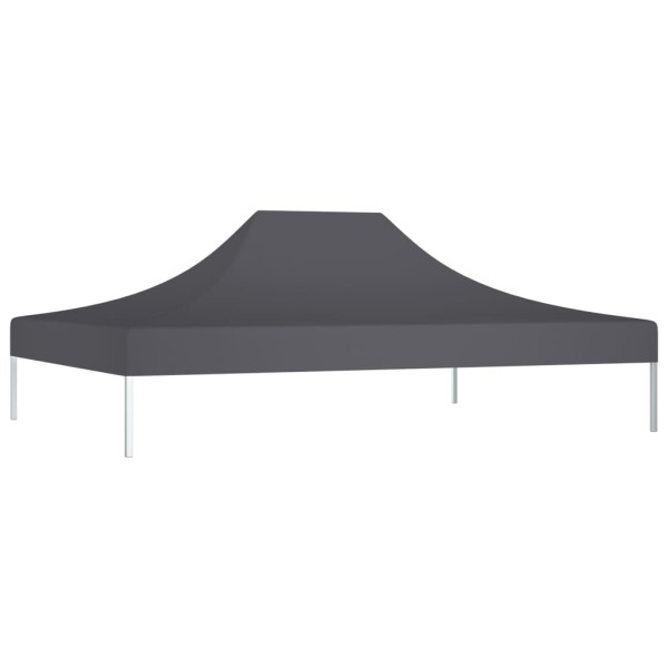 Techo de carpa para celebraciones gris antracita 4x3 m 270 g/m² Techo de carpa para celebraciones gris antracita 4x3 m 270 g/m²