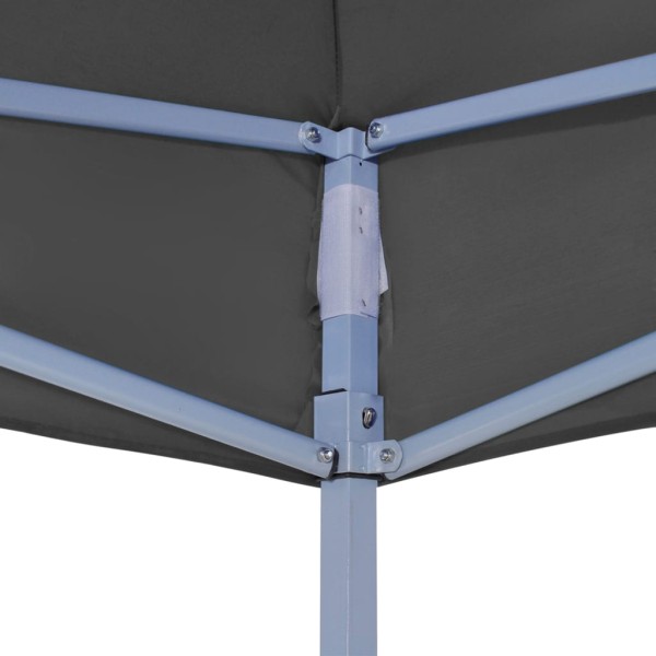 Techo de carpa para celebraciones gris antracita 4x3 m 270 g/m² Techo de carpa para celebraciones gris antracita 4x3 m 270 g/m²