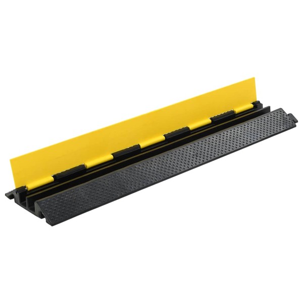Rampas protectoras de cables 4 uds 2 canales goma 101,5 cm