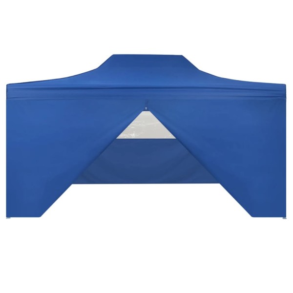 Carpa pleglable Pop-up con 4 paredes 3x4,5 m azul Carpa pleglable Pop-up con 4 paredes 3x4,5 m azul