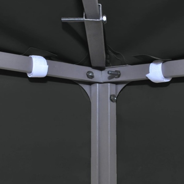 Toldo de cenador 2 niveles 310 g/m² 4x3 m gris antracita Toldo de cenador 2 niveles 310 g/m² 4x3 m gris antracita