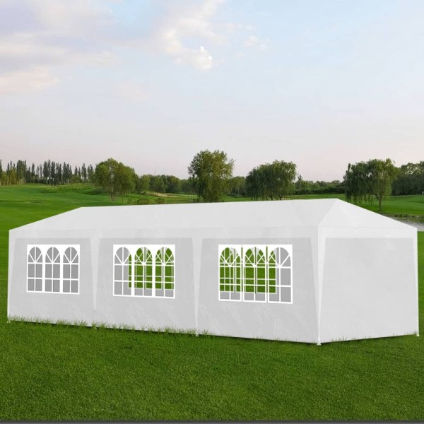 Carpa para fiestas blanco 3x9 m Carpa para fiestas blanco 3x9 m