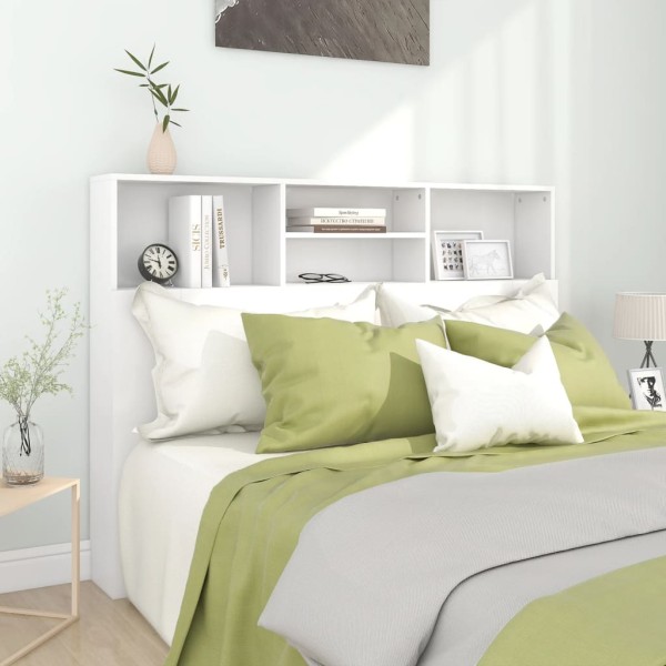Mueble cabecero blanco 140x19x103,5 cm Mueble cabecero blanco 140x19x103,5 cm