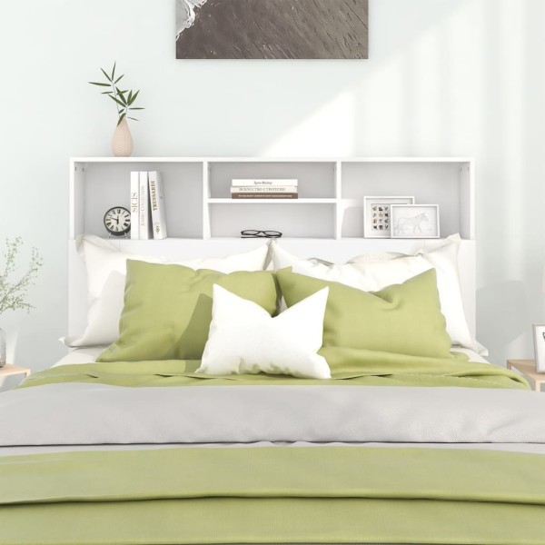 Mueble cabecero blanco 140x19x103,5 cm Mueble cabecero blanco 140x19x103,5 cm