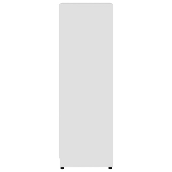 Armario de baño madera contrachapada blanco 30x30x95 cm Armario de baño madera contrachapada blanco 30x30x95 cm
