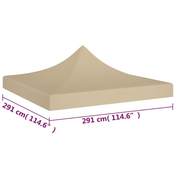 Techo de carpa para celebraciones beige 270 g/m² Techo de carpa para celebraciones beige 270 g/m²