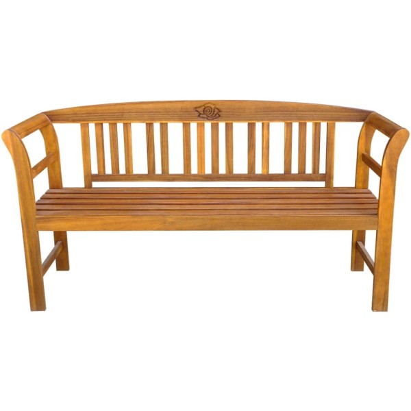 Banco de jardín 157 cm madera acacia maciza Banco de jardín 157 cm madera acacia maciza