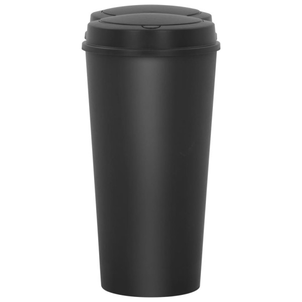 Cubo de basura doble negro 50 L Cubo de basura doble negro 50 L
