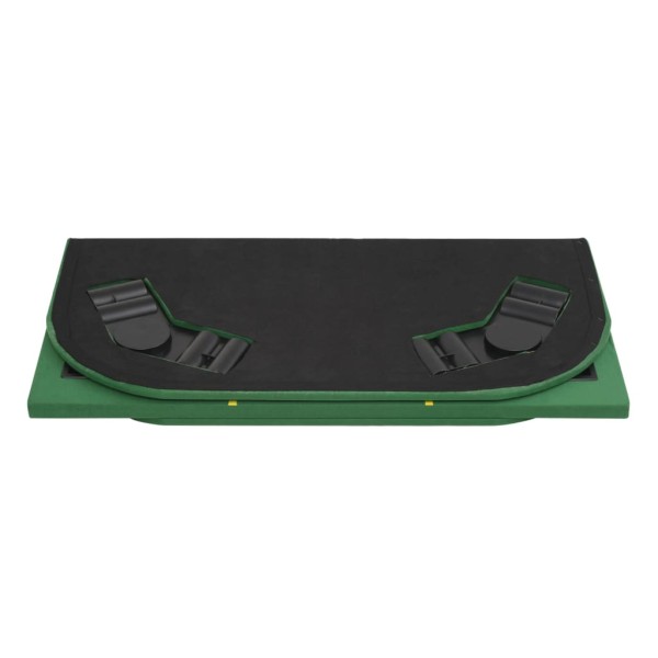 Superficie de póker 8 jugadores plegable en 4 rectangular verde Superficie de póker 8 jugadores plegable en 4 rectangular verde