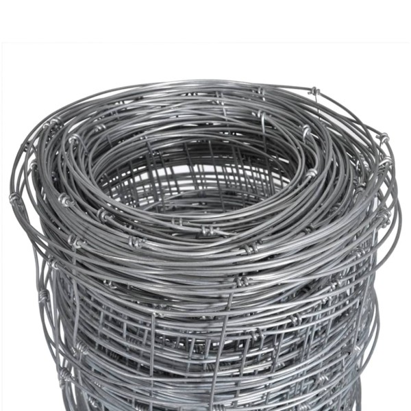 Valla de jardín de acero galvanizado plateado 50x1,2 m Valla de jardín de acero galvanizado plateado 50x1,2 m
