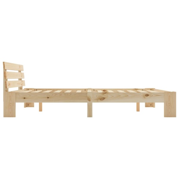 Estructura de cama de madera maciza de pino 180x200 cm Estructura de cama de madera maciza de pino 180x200 cm