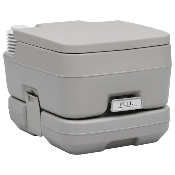 Inodoro portátil para camping gris 10 + 10 L Inodoro portátil para camping gris 10 + 10 L