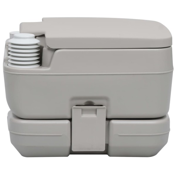 Inodoro portátil para camping gris 10 + 10 L Inodoro portátil para camping gris 10 + 10 L