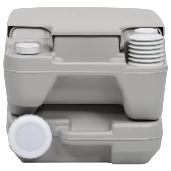 Inodoro portátil para camping gris 10 + 10 L Inodoro portátil para camping gris 10 + 10 L