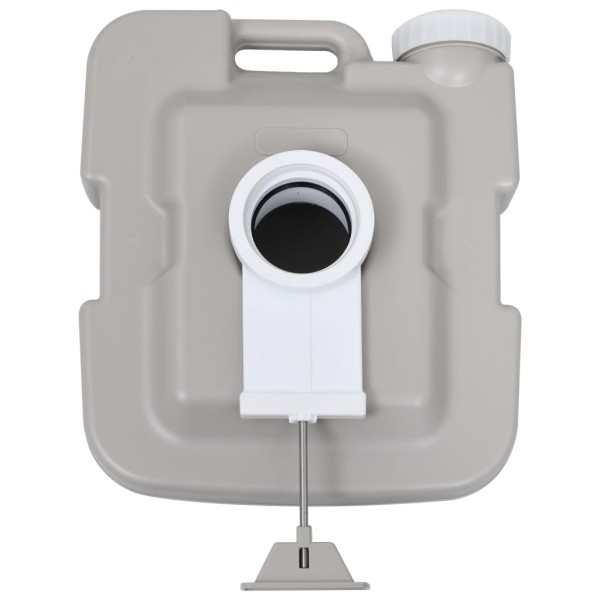 Inodoro portátil para camping gris 10 + 10 L Inodoro portátil para camping gris 10 + 10 L