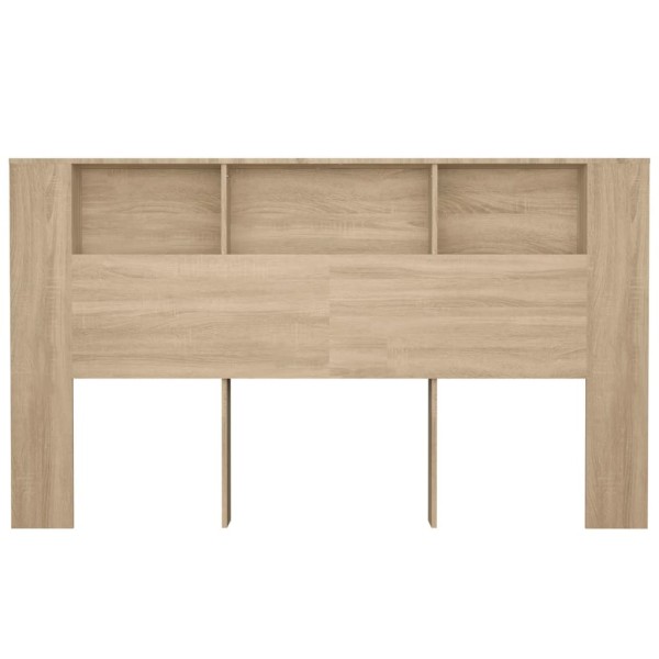 Mueble cabecero color roble Sonoma 180x18,5x104,5 cm Mueble cabecero color roble Sonoma 180x18,5x104,5 cm