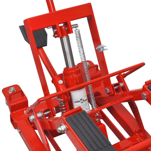 Gato hidráulico de motocicleta/ATV 680 kg rojo Gato hidráulico de motocicleta/ATV 680 kg rojo