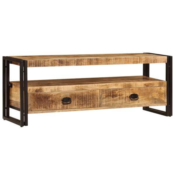 Mueble para TV madera maciza de mango 120x35x45 cm Mueble para TV madera maciza de mango 120x35x45 cm