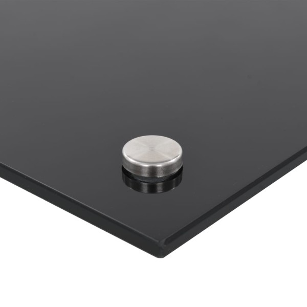Protección salpicaduras cocina vidrio templado negro 90x40 cm Protección salpicaduras cocina vidrio templado negro 90x40 cm