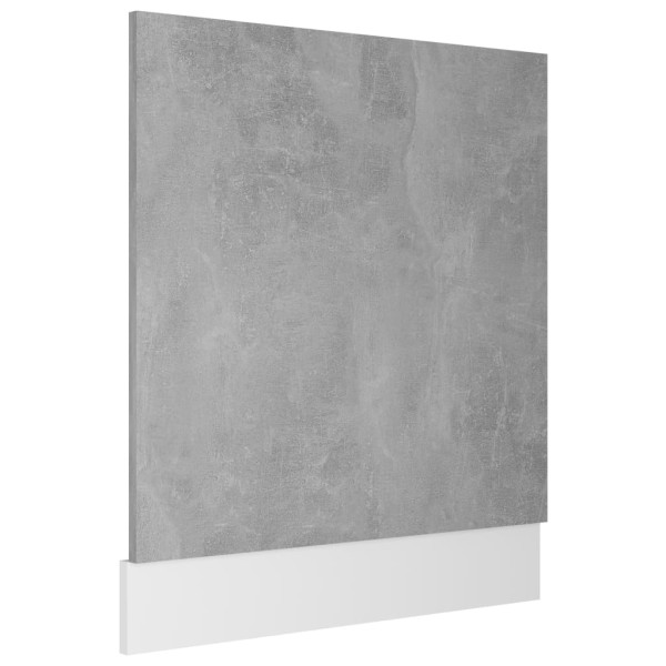 Panel para lavavajillas contrachapada gris hormigón 59,5x3x67cm Panel para lavavajillas contrachapada gris hormigón 59,5x3x67cm